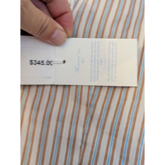 Finamore Napoli Women's Button Up Blouse Made in Italy Sz 40 US Size 6 - Picture 6 of 7